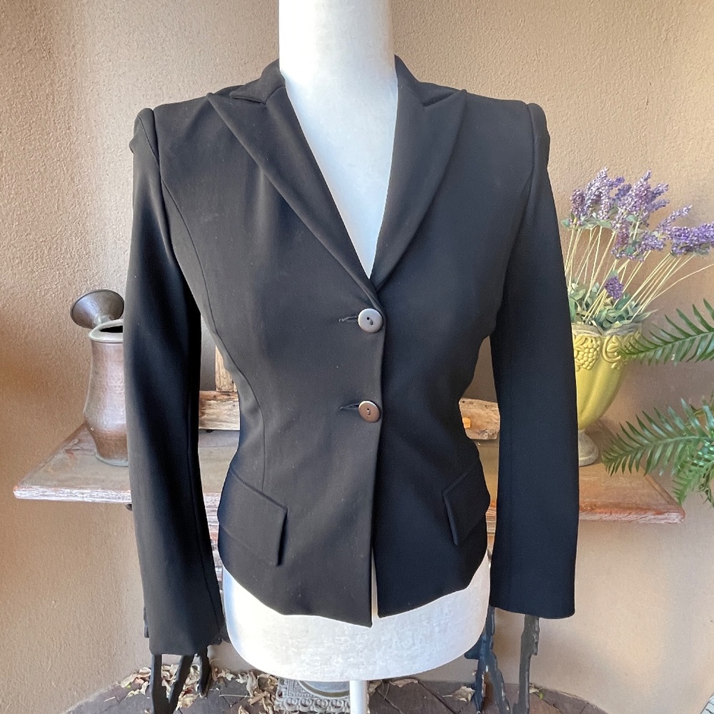 NEW! Sleek Black Plein Sud Collection Jacket, Blazer  F38/6 Size XS Retail: $988